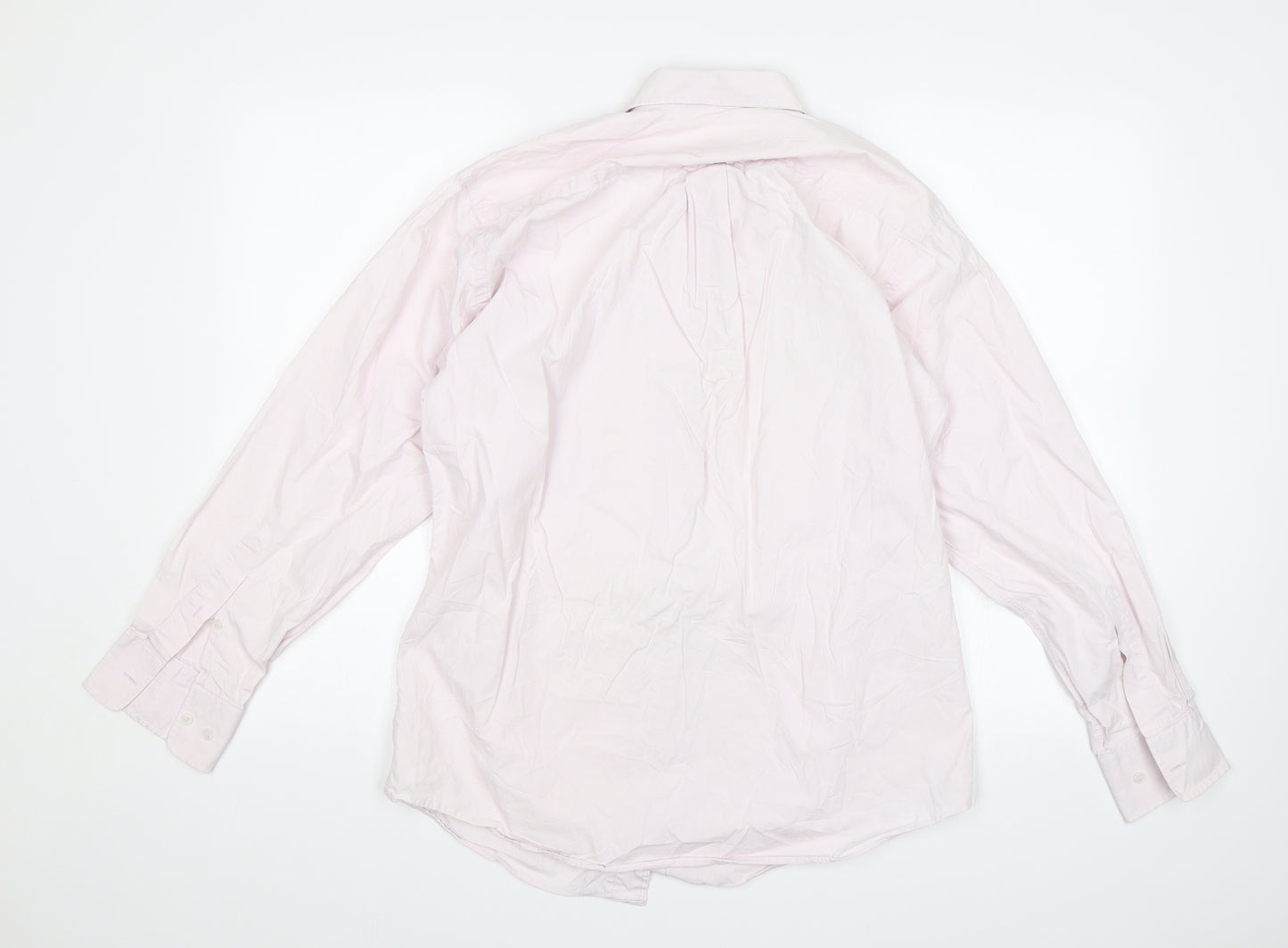 IQ Mens Pink    Dress Shirt Size 14.5