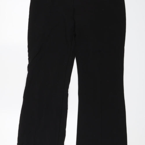 Preworn Womens Black   Dress Pants Trousers Size 10 L28 in