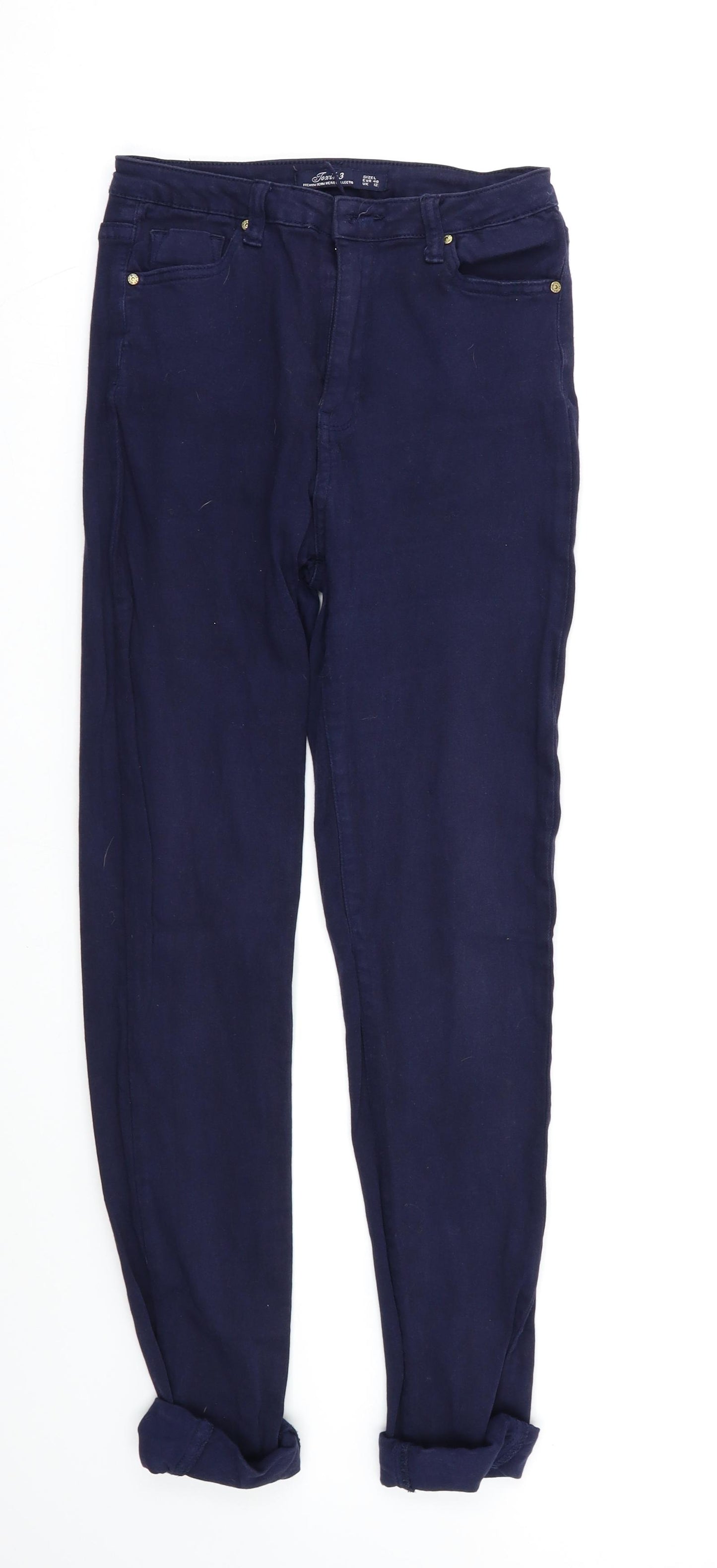 Toxik3 Womens Blue   Skinny Jeans Size 12 L27 in