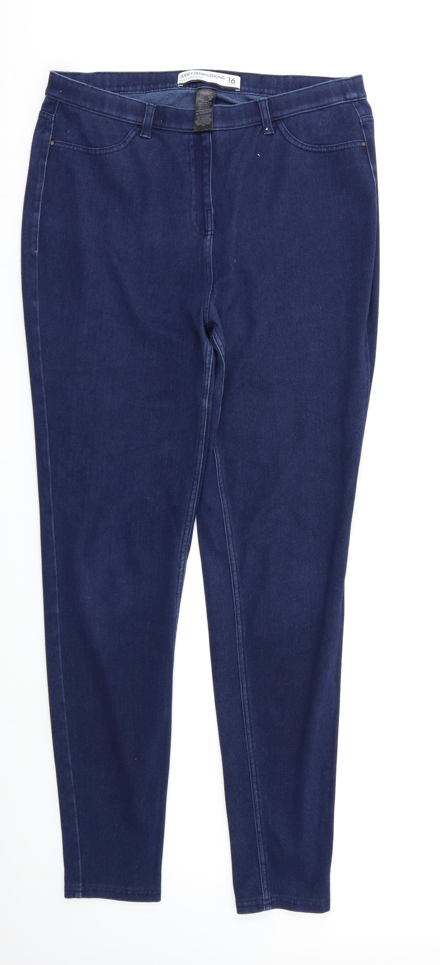 NEXT Womens Blue   Jegging Jeans Size 16 L30 in