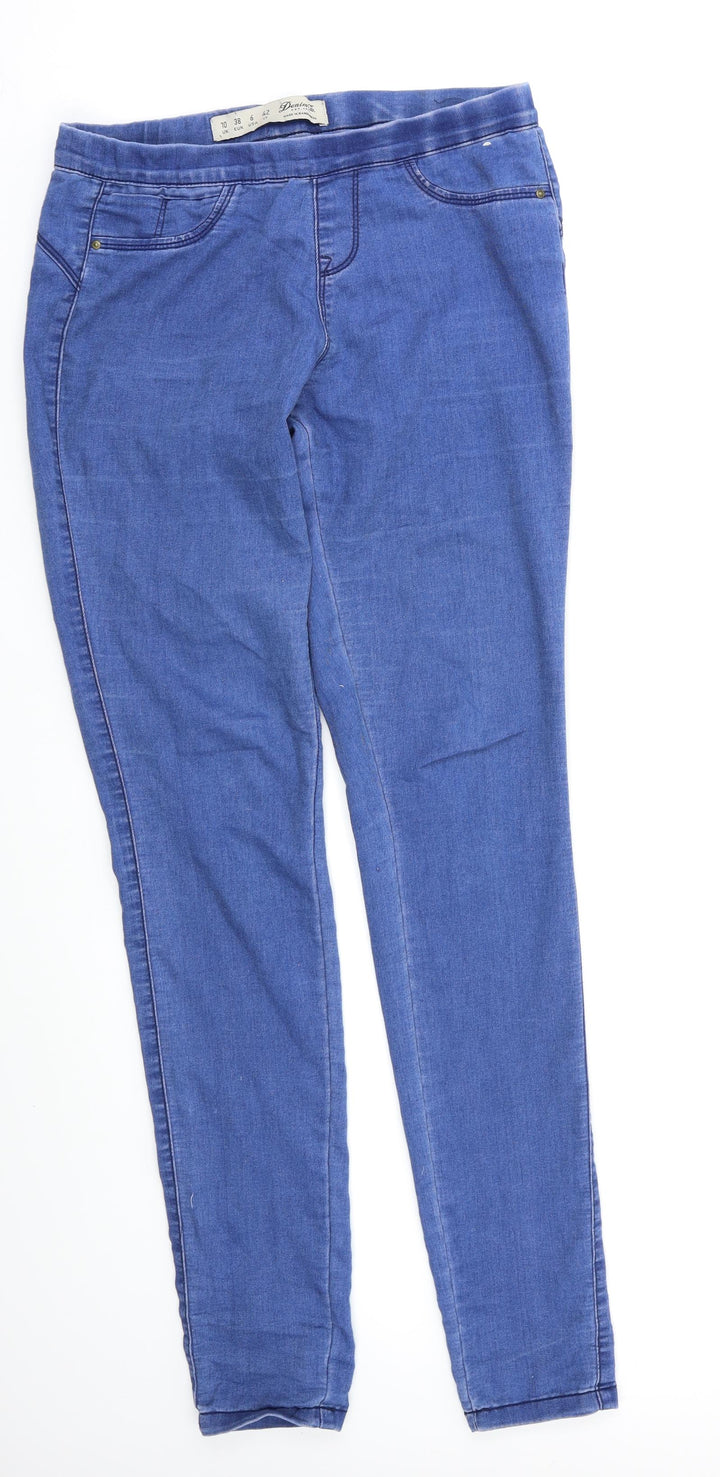 Denim & Co. Womens Blue Jegging Jeans Size 10 L26 in