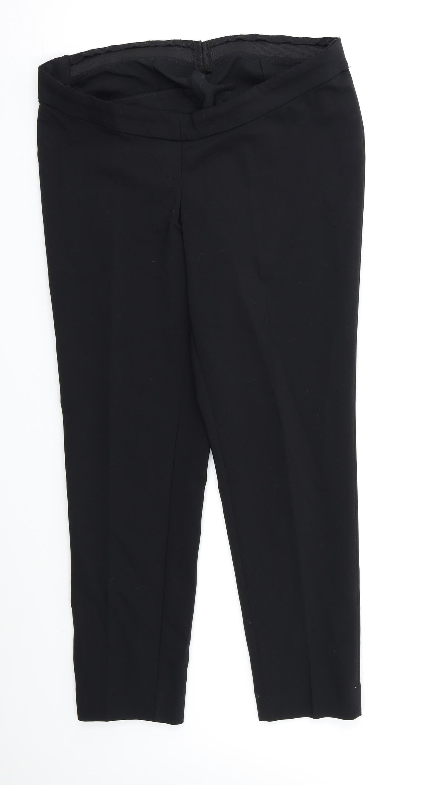 Preworn Womens Black   Dress Pants Trousers Size 14 L26 in