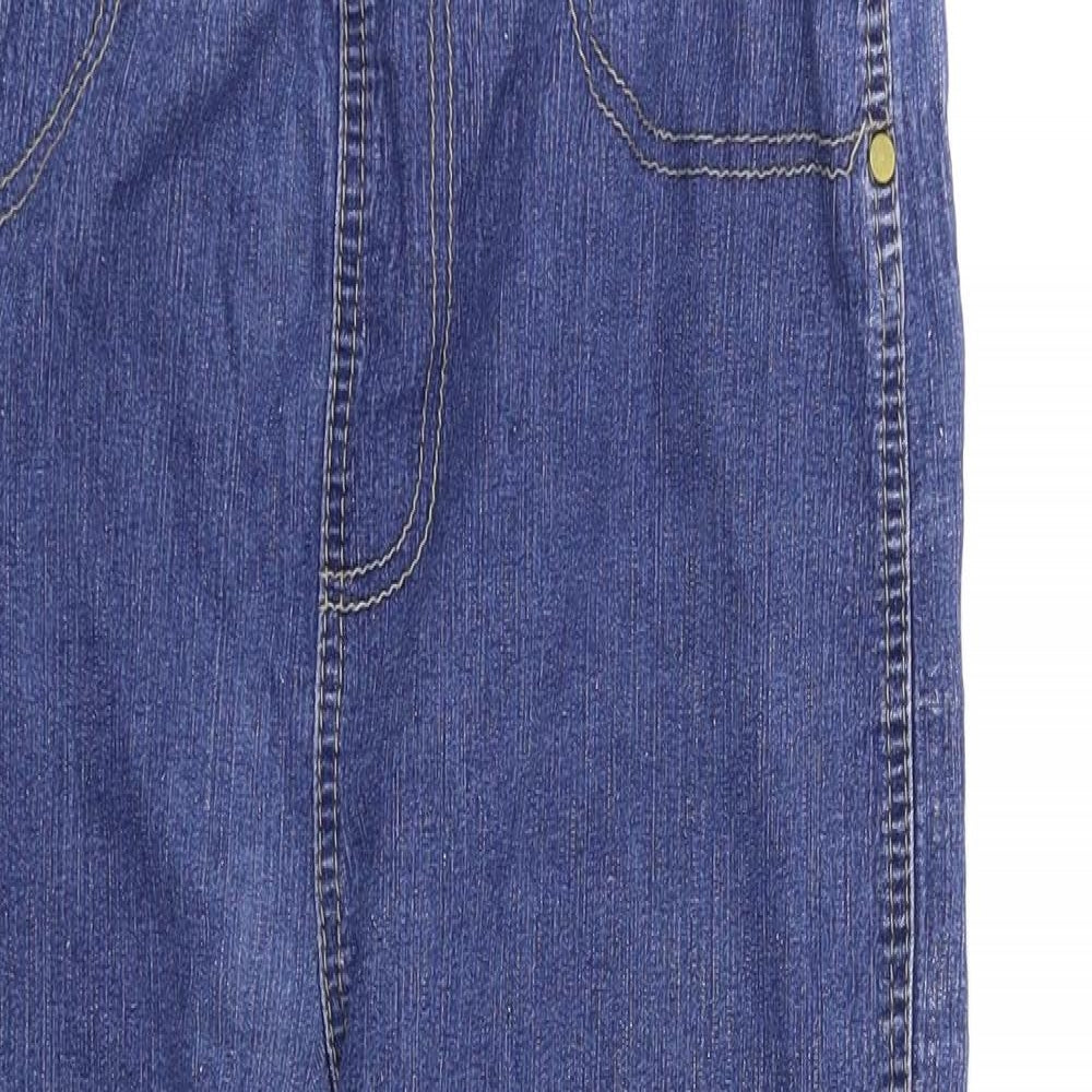 Denim & Co. Womens Blue   Jegging Jeans Size 16 L26 in