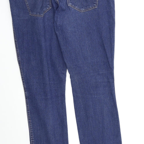 H&M Womens Blue   Straight Jeans Size 16 L29 in