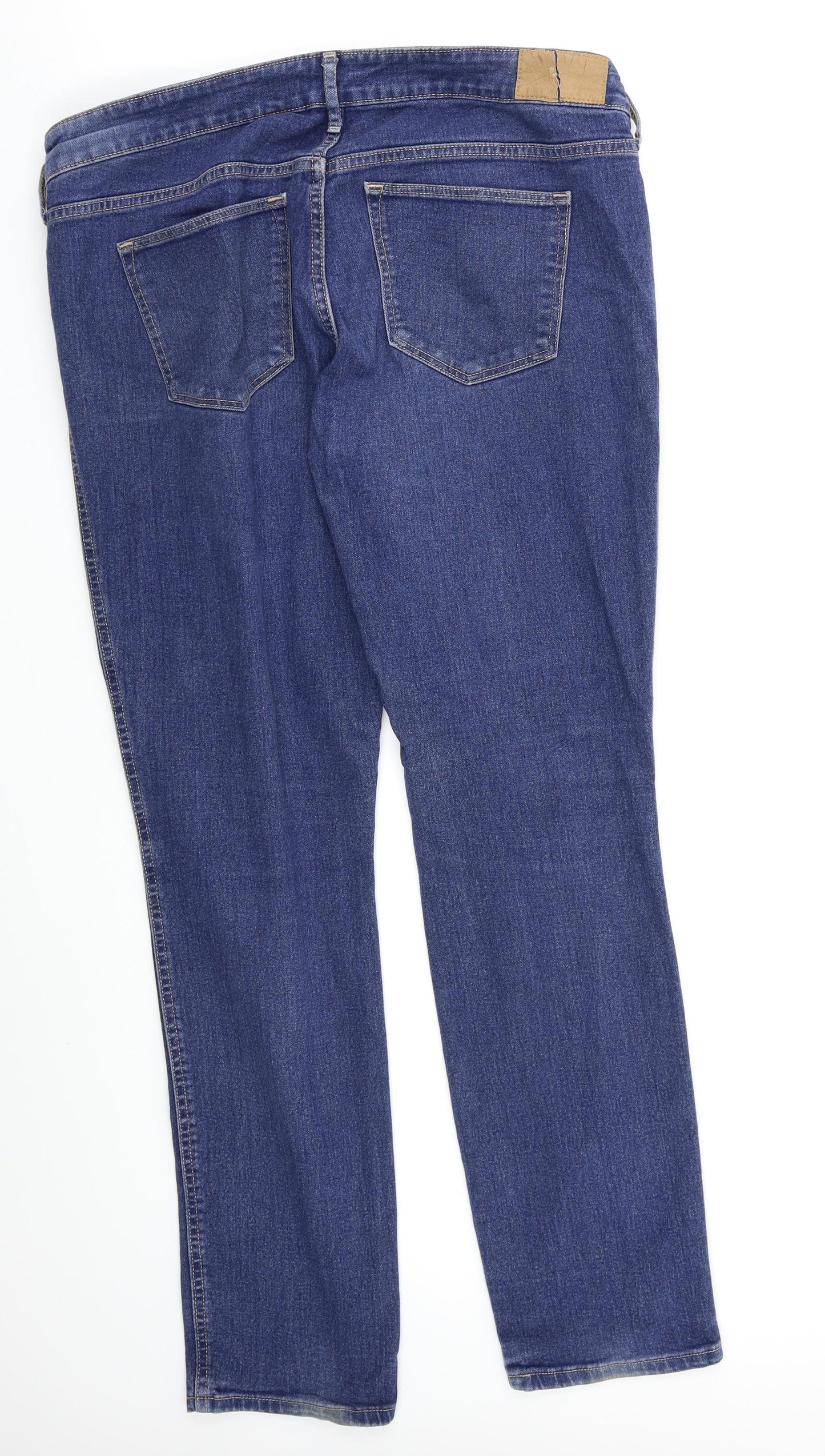 H&M Womens Blue   Straight Jeans Size 16 L29 in
