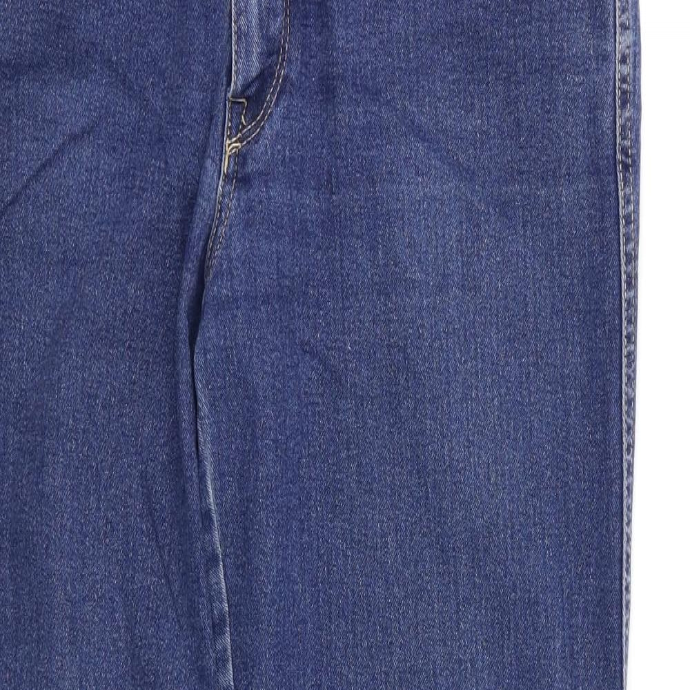 H&M Womens Blue   Straight Jeans Size 16 L29 in