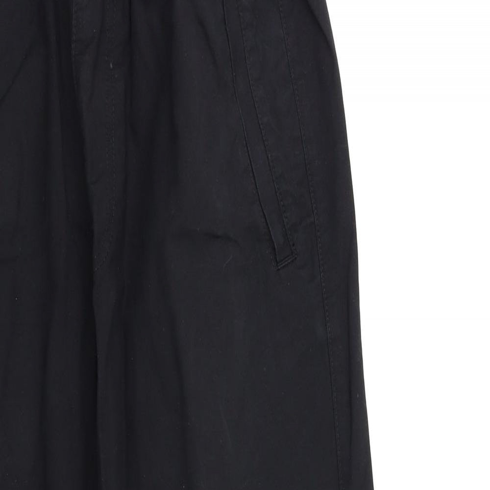 George Womens Black   Cargo Trousers Size M L25 in