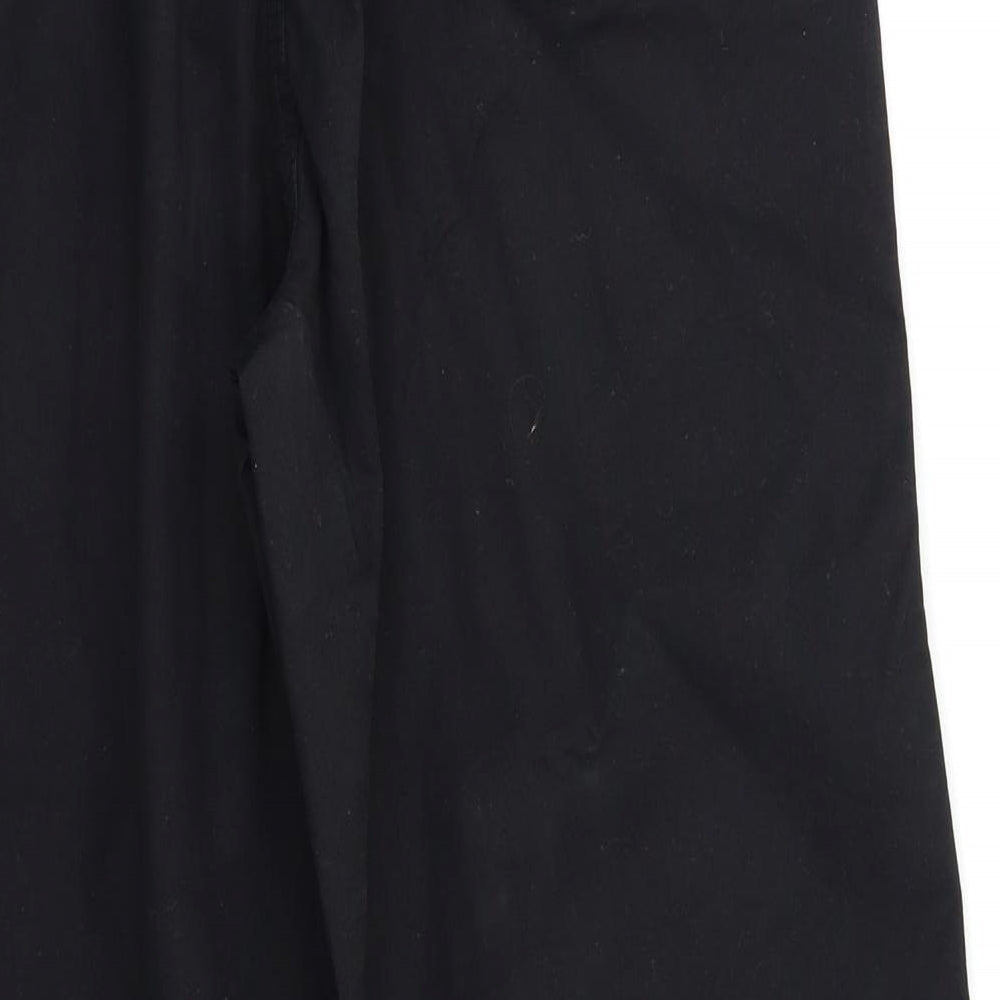George Womens Black   Cargo Trousers Size M L25 in
