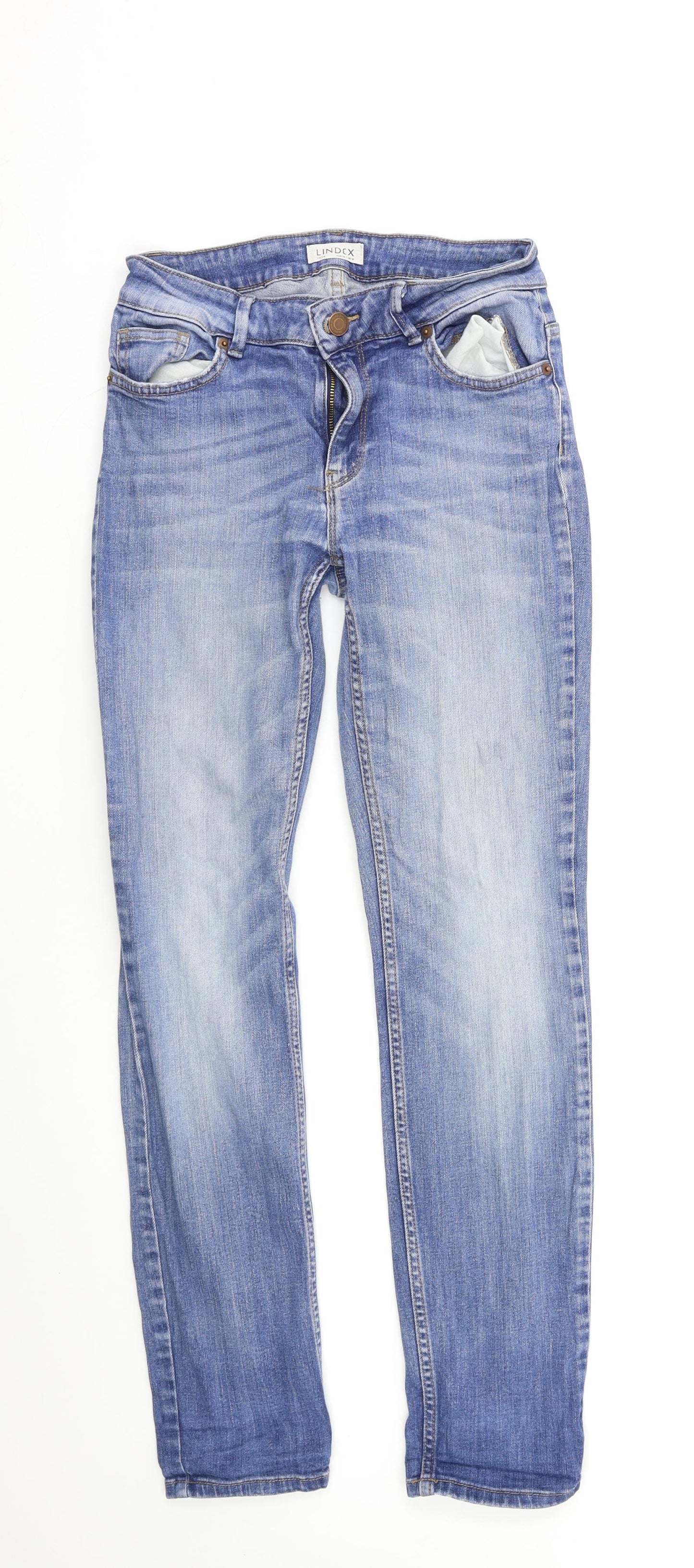 Lindex Womens Blue   Skinny Jeans Size 10 L28 in
