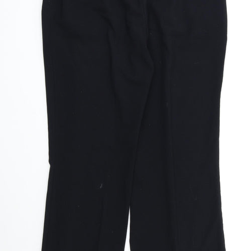 M&S Womens Black   Dress Pants Trousers Size 10 L27 in
