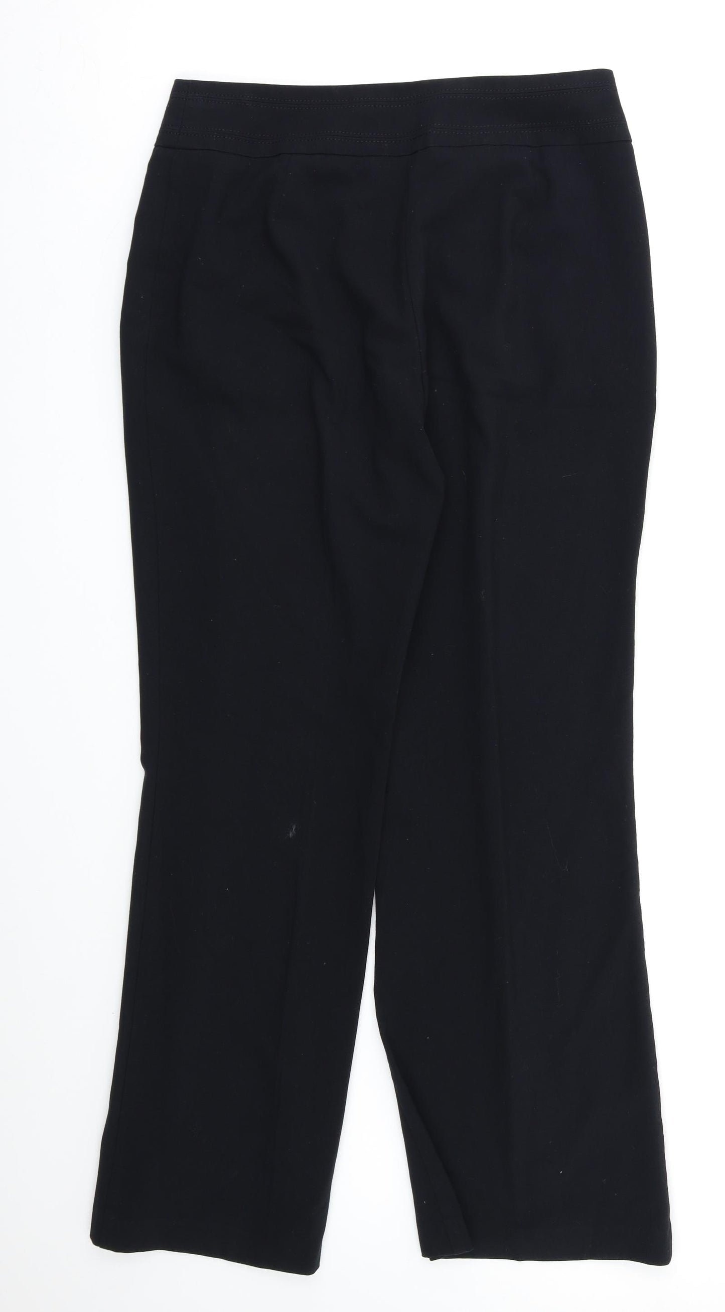 M&S Womens Black   Dress Pants Trousers Size 10 L27 in