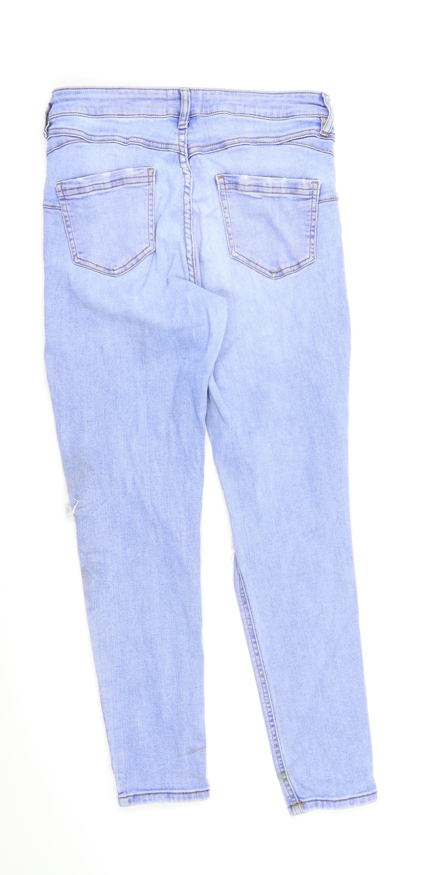 F&F Womens Blue   Skinny Jeans Size 10 L26 in