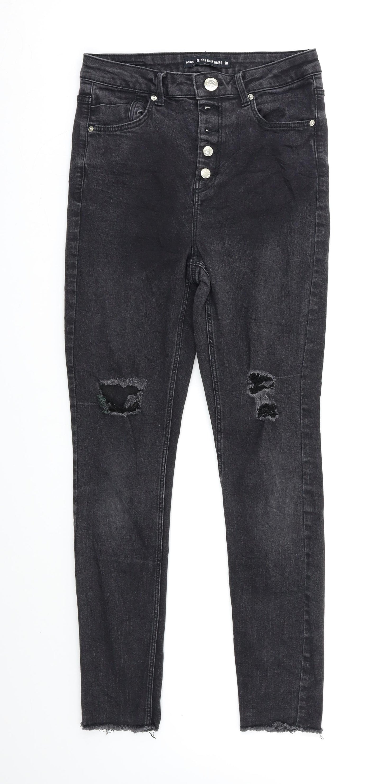 Sinsay Womens Black   Skinny Jeans Size 8 L29 in