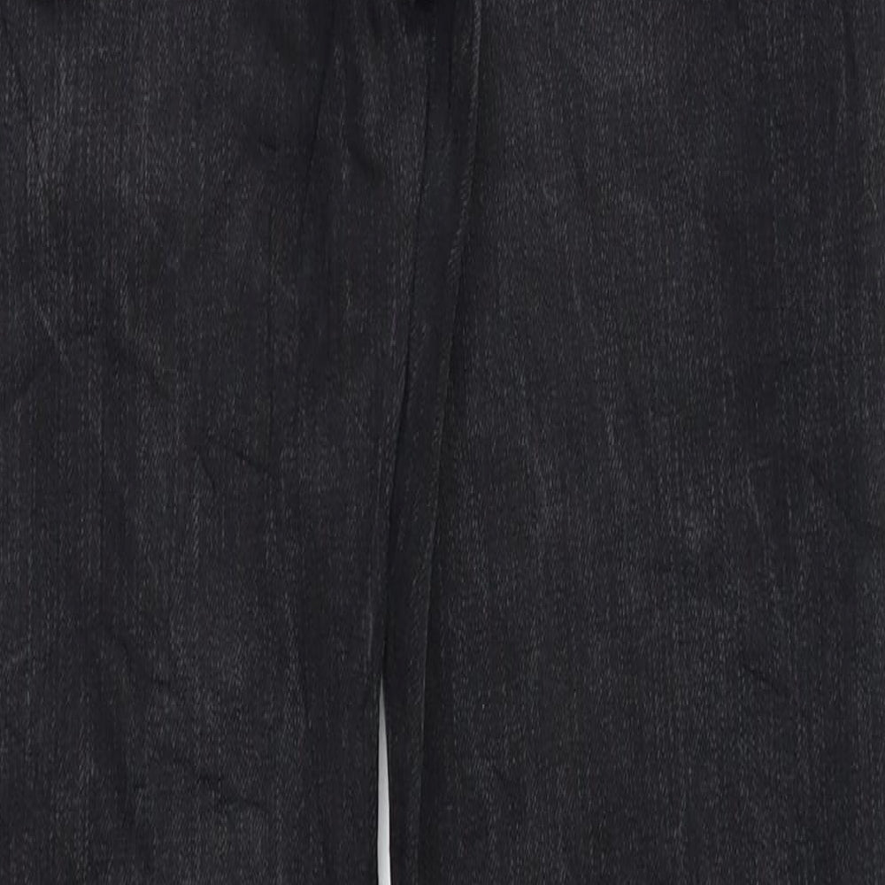 M&S Womens Black   Straight Jeans Size 8 L27 in