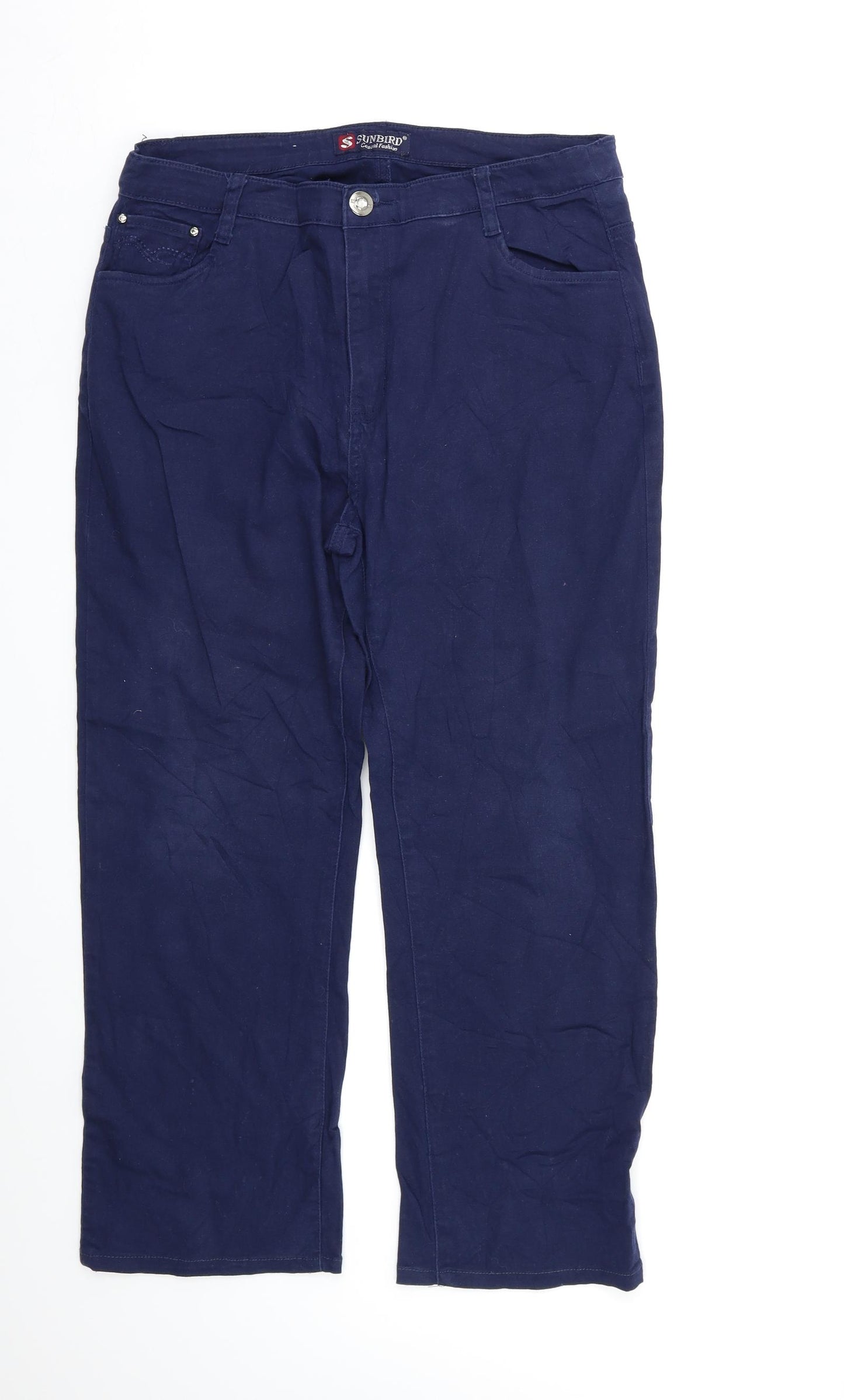 Sunbird Womens Blue   Bootcut Jeans Size 14 L24 in