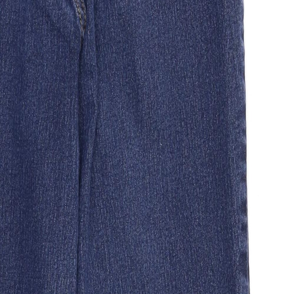 PRETTYLITTLETHING Womens Blue   Skinny Jeans Size 14 L26 in