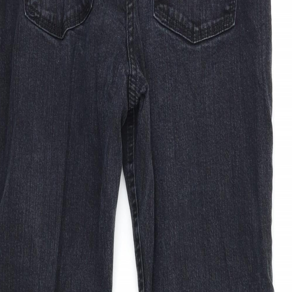 M&S Womens Black   Bootcut Jeans Size 10 L28 in