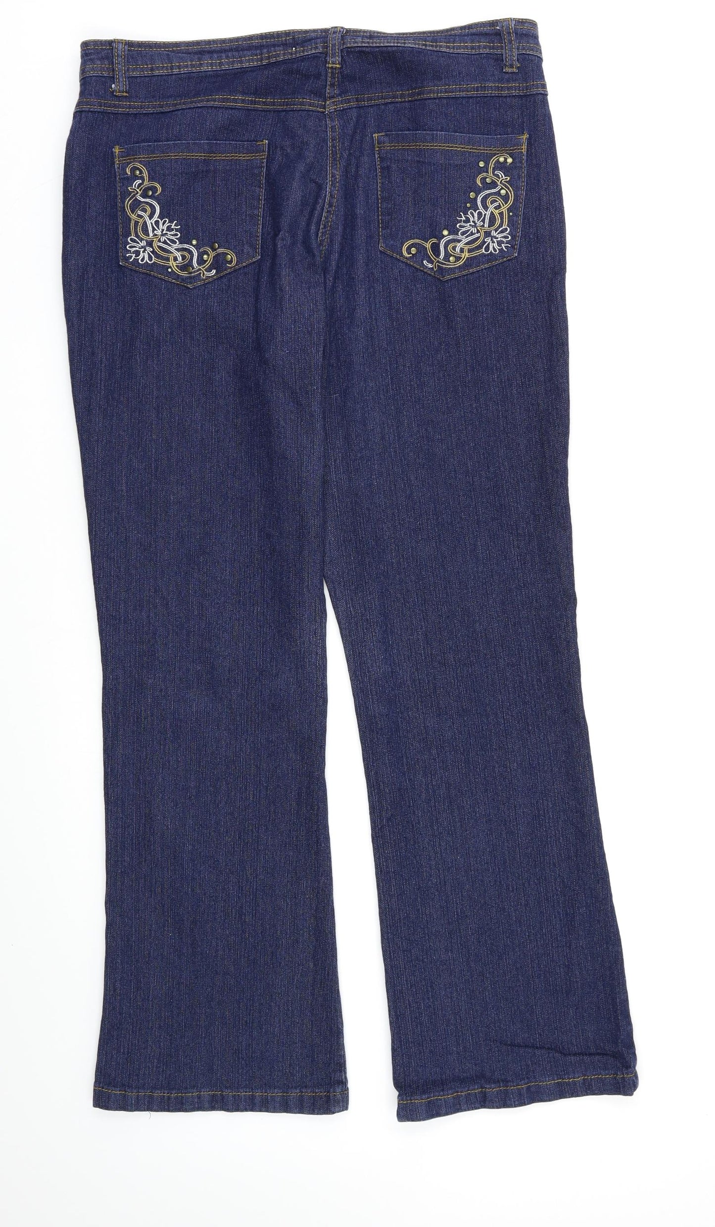 BM Denim Mens Blue   Bootcut Jeans Size 16 L28 in