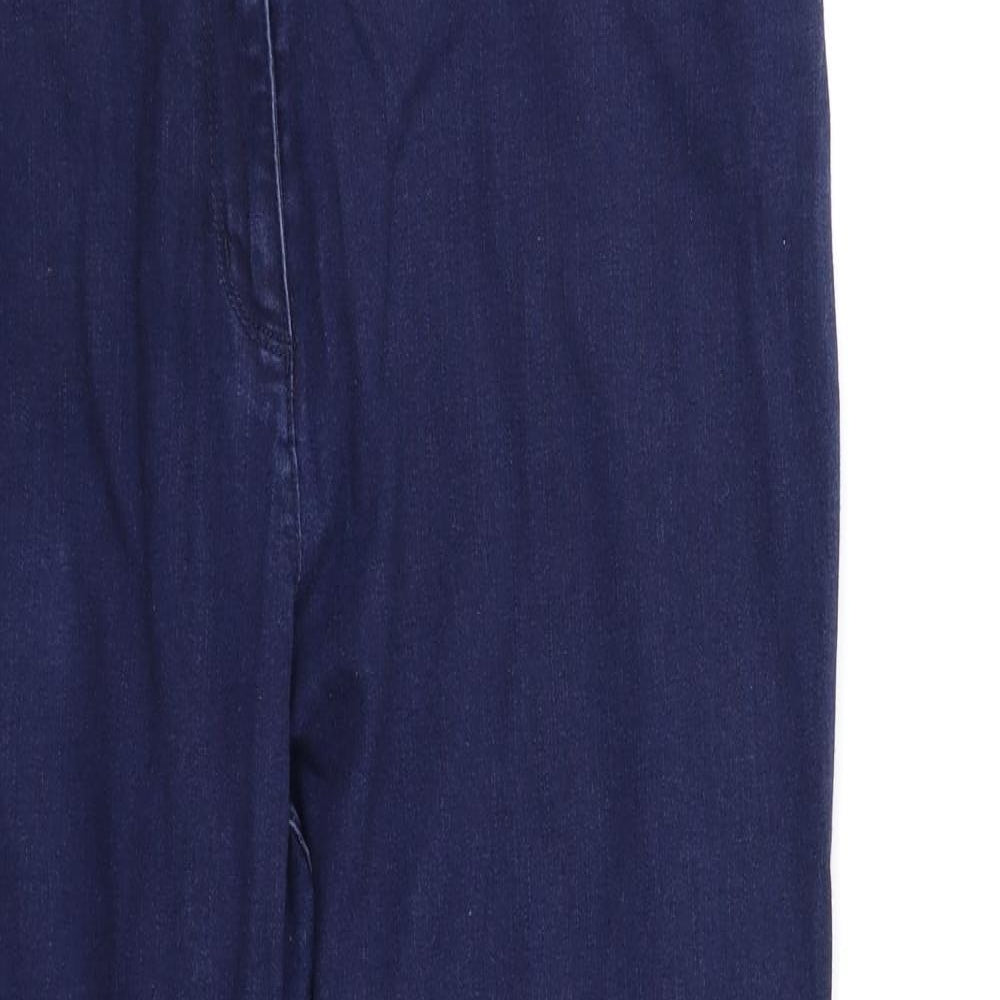 M&S Womens Blue   Bootcut Jeans Size 16 L27 in