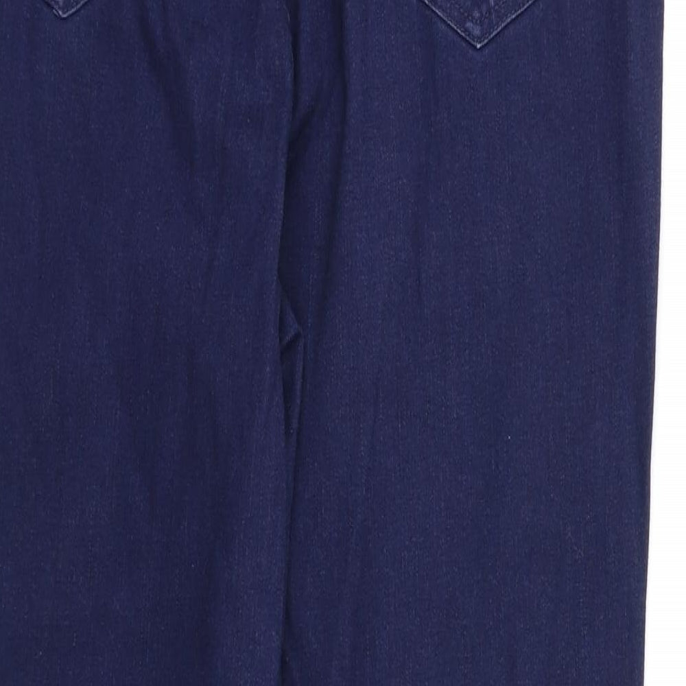 M&S Womens Blue   Bootcut Jeans Size 16 L27 in