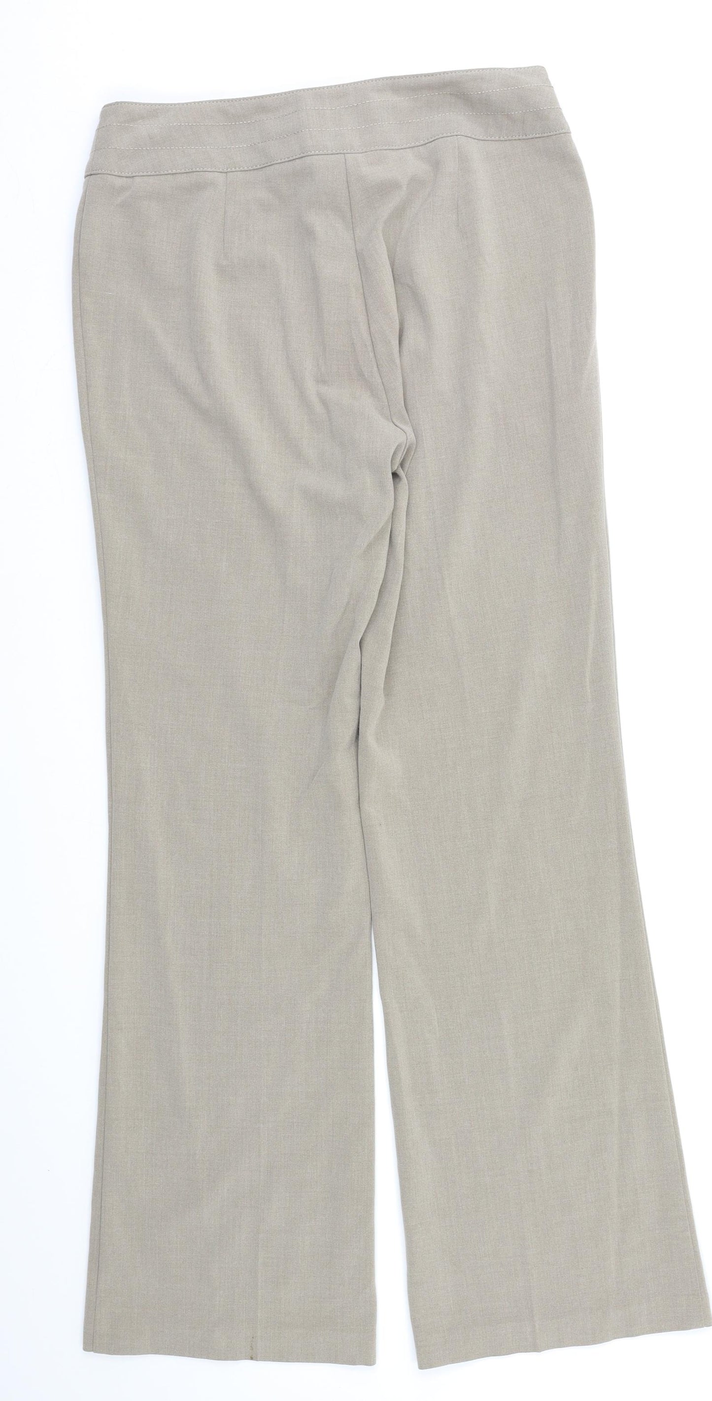 M&S Womens Beige   Trousers  Size 10 L28 in