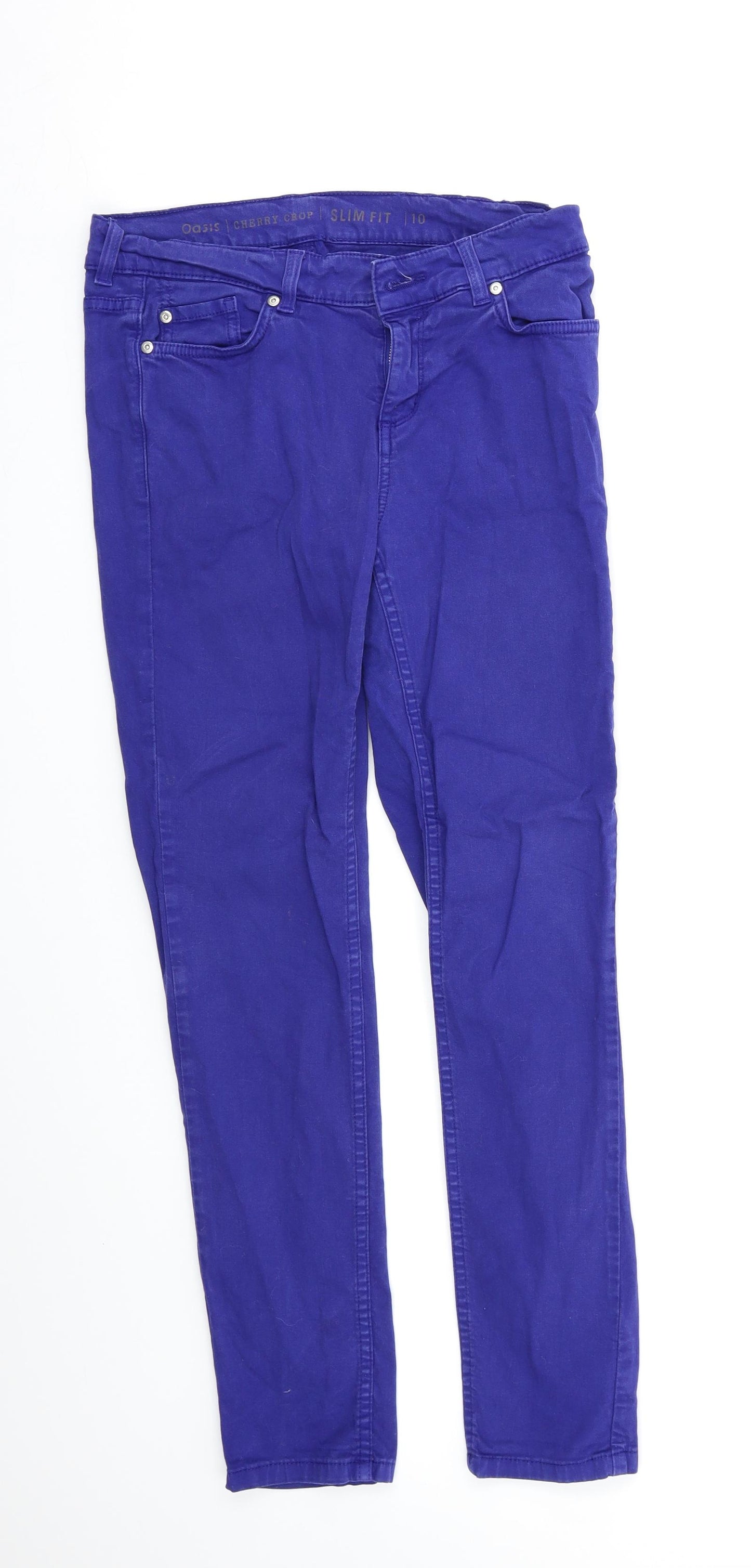 Oasis Womens Blue   Skinny Jeans Size 10 L28 in