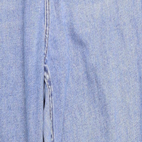 Denim & Co. Womens Blue   Straight Jeans Size 10 L26 in