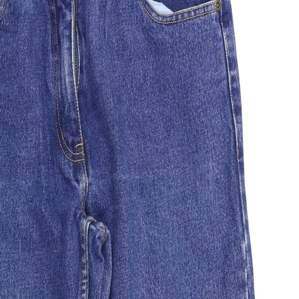 Essentials Womens Blue   Bootcut Jeans Size 12 L25 in