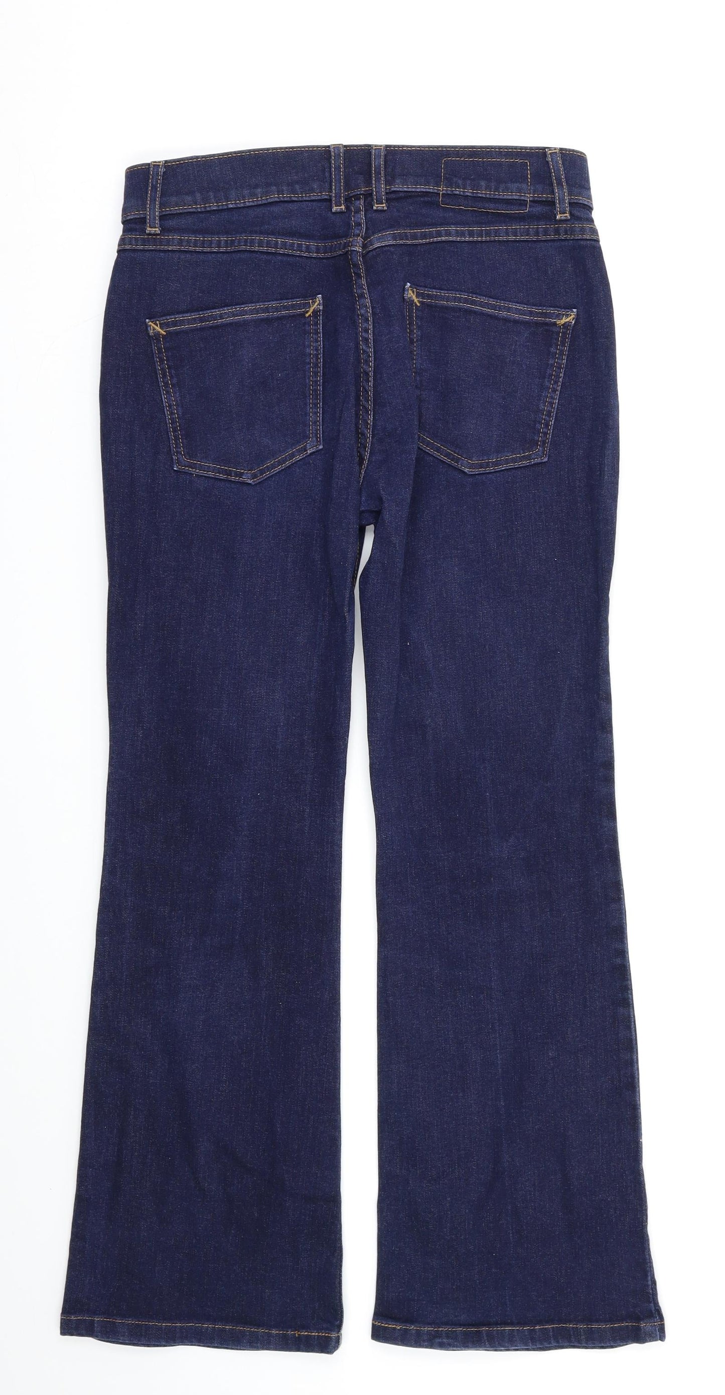 M&S Womens Blue   Bootcut Jeans Size 10 L25 in