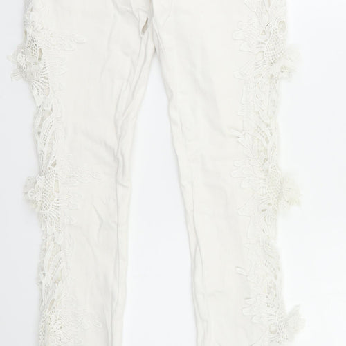 Realty jeans Womens White   Skinny Jeans Size 8 L29 in