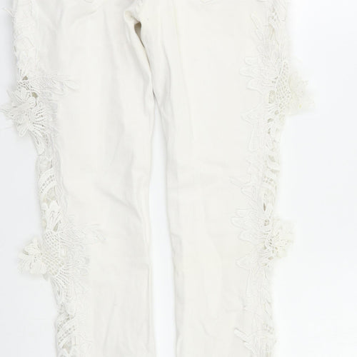 Realty jeans Womens White   Skinny Jeans Size 8 L29 in