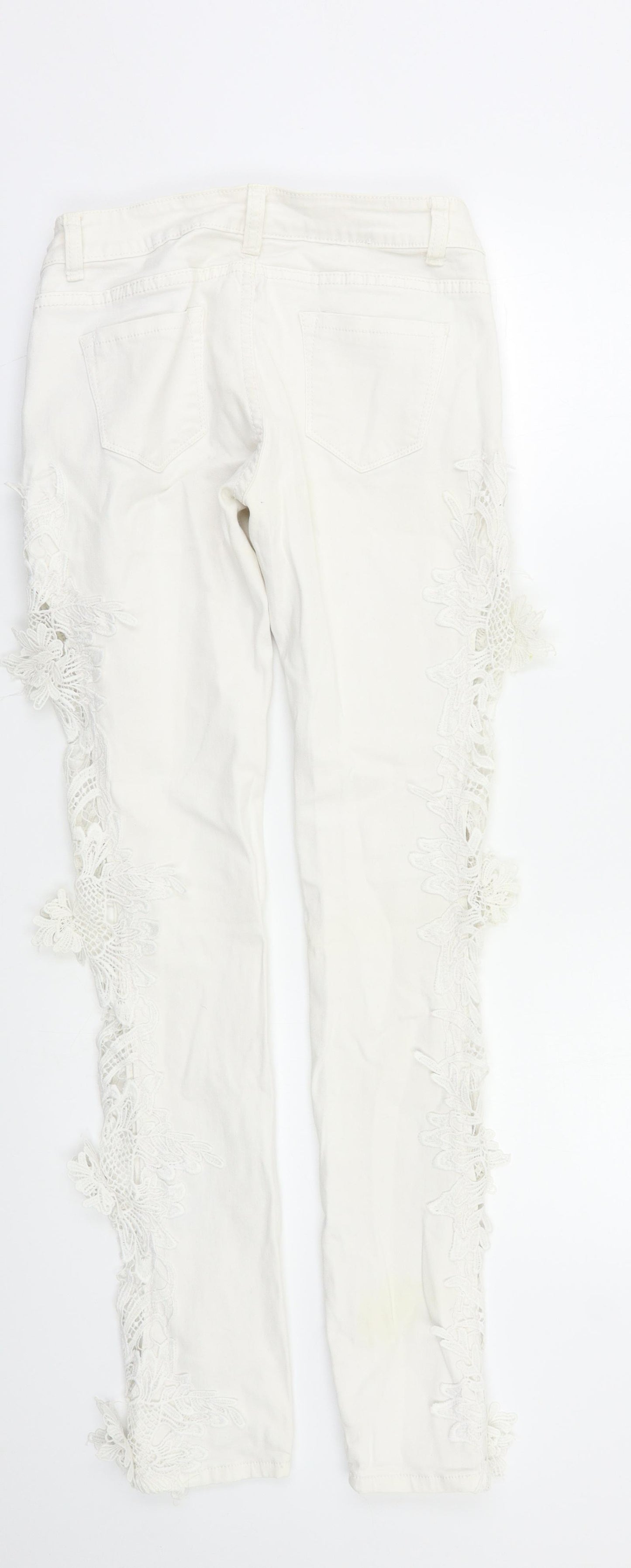 Realty jeans Womens White   Skinny Jeans Size 8 L29 in