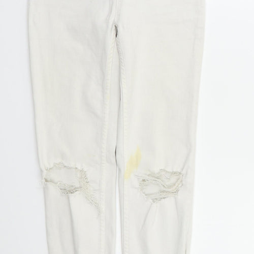 New Look Womens White   Skinny Jeans Size 6 L26 in