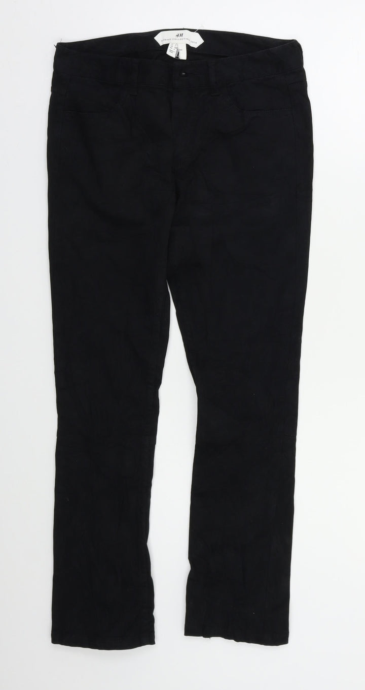 H&M Womens Black   Skinny Jeans Size 8 L26 in