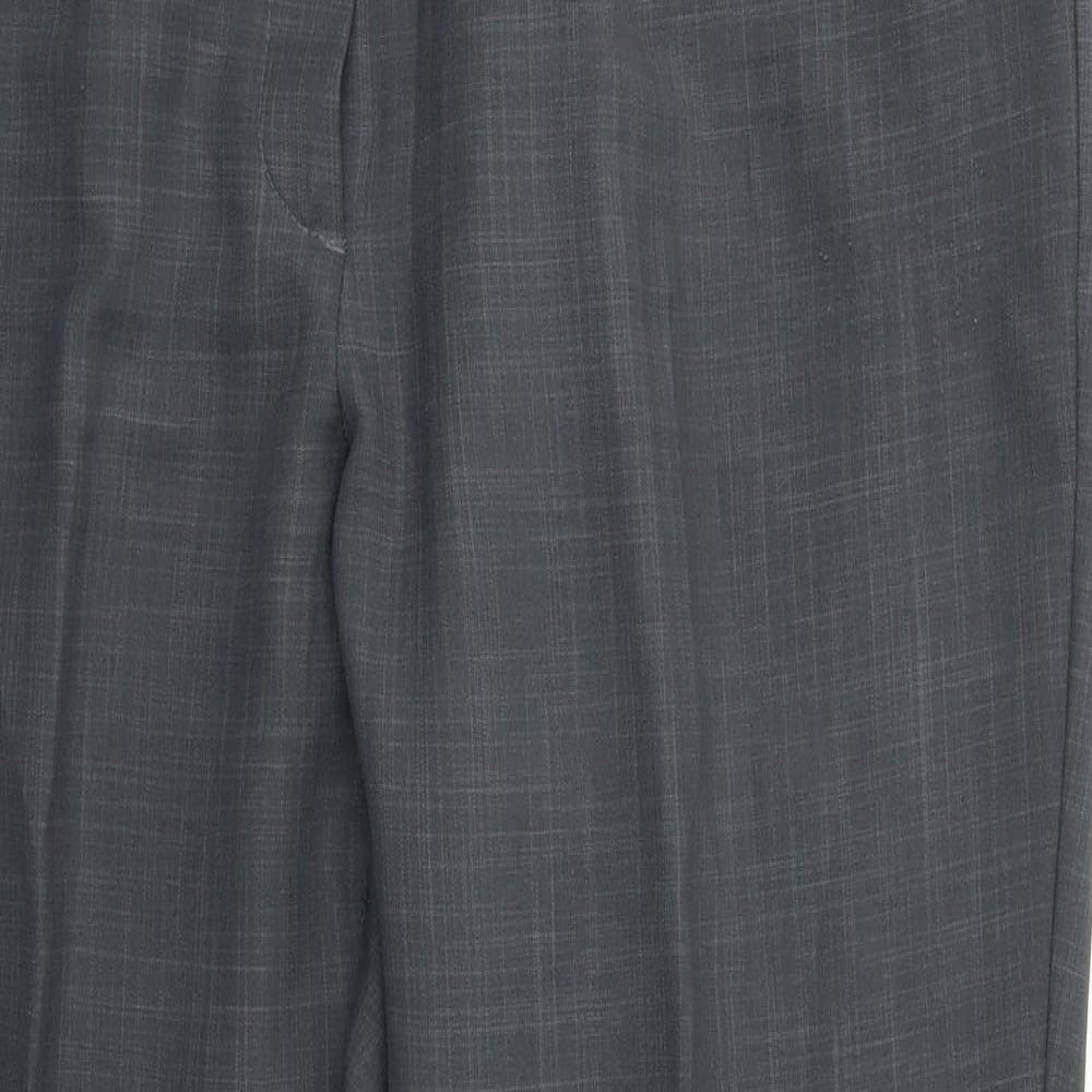 Florence Roby Womens Grey   Dress Pants Trousers Size 16 L26 in