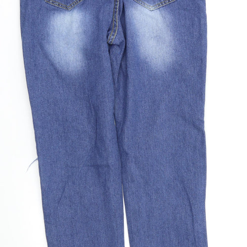 Preworn Womens Blue   Straight Jeans Size 10 L27 in
