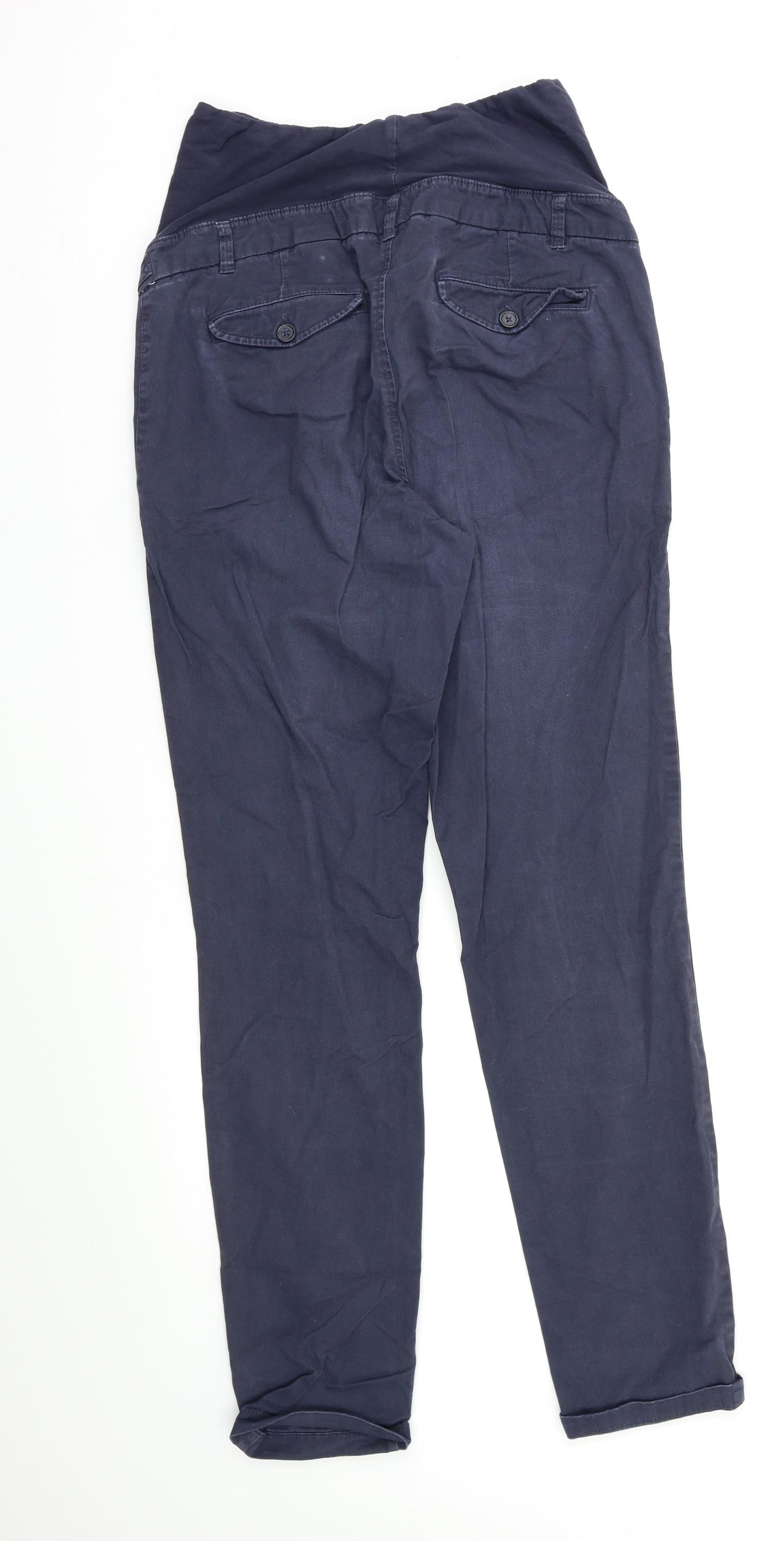 H&M Womens Blue   Straight Jeans Size 10 L29 in - Maternity