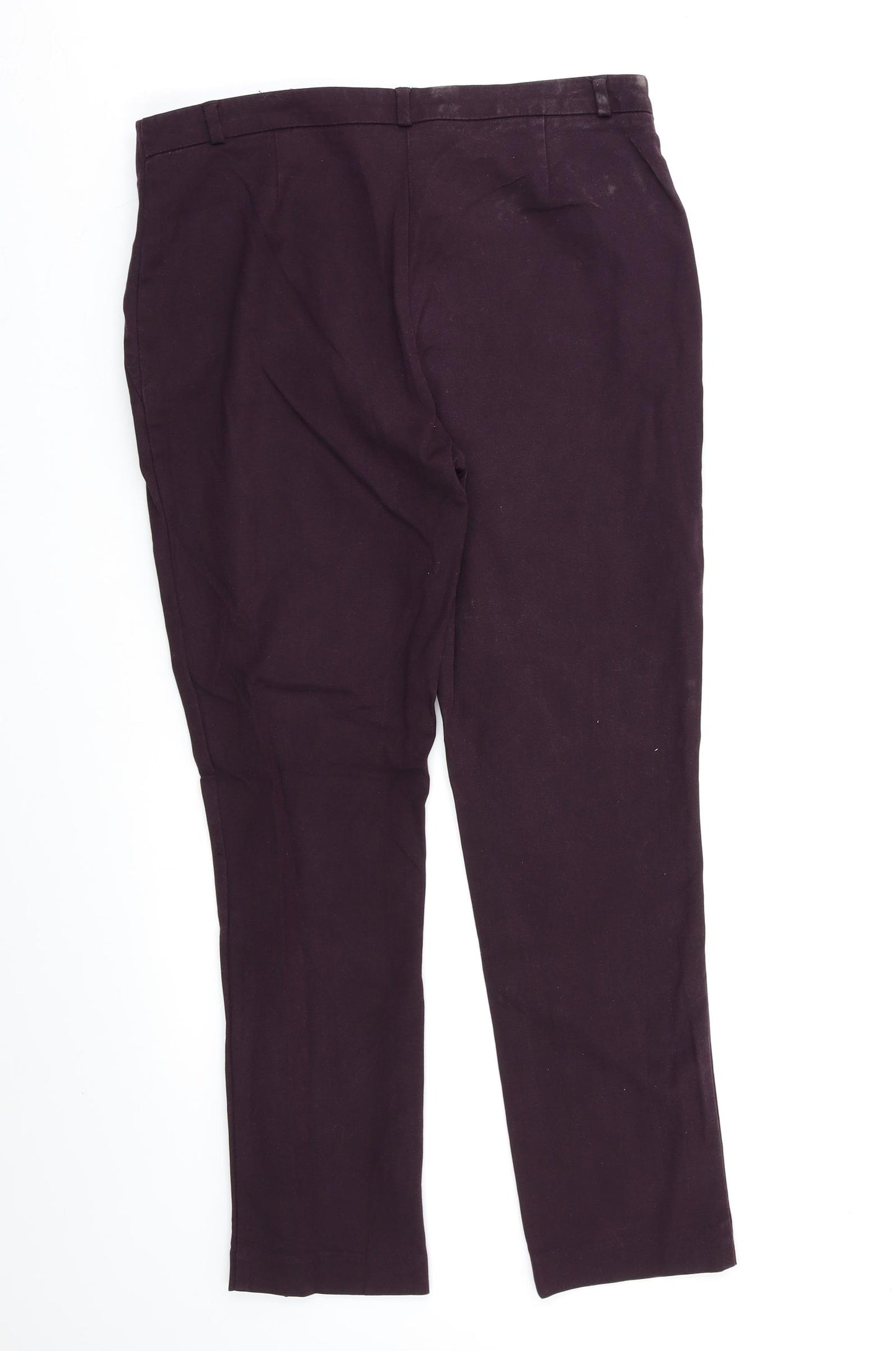 F&F Womens Purple   Dress Pants Trousers Size 10 L26 in