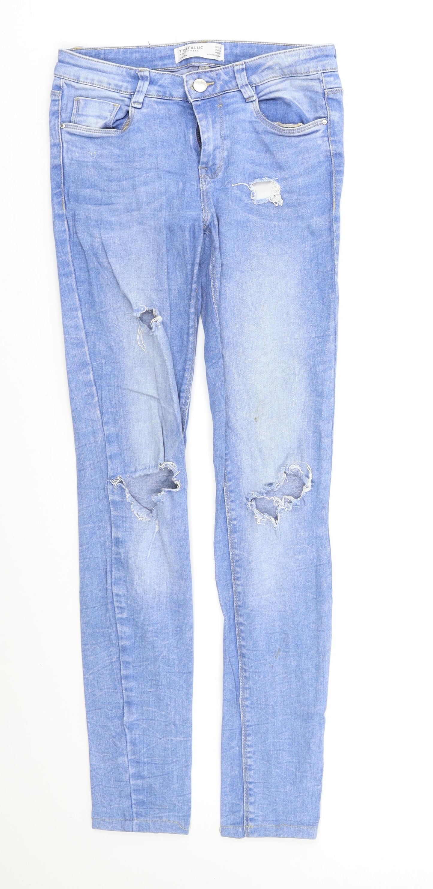 Zara Womens Blue   Skinny Jeans Size 8 L30 in