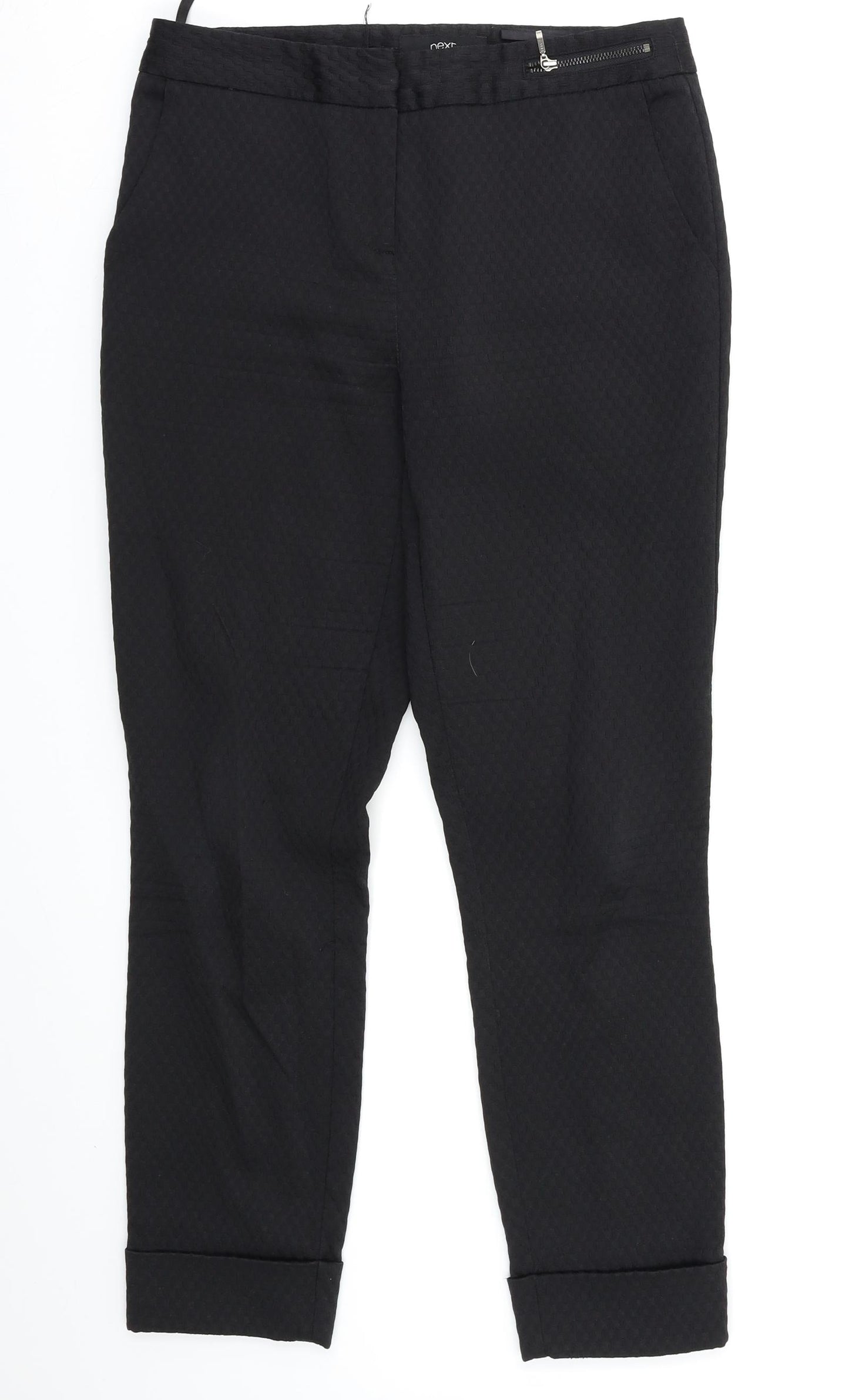 NEXT Womens Black   Dress Pants Trousers Size 8 L25 in