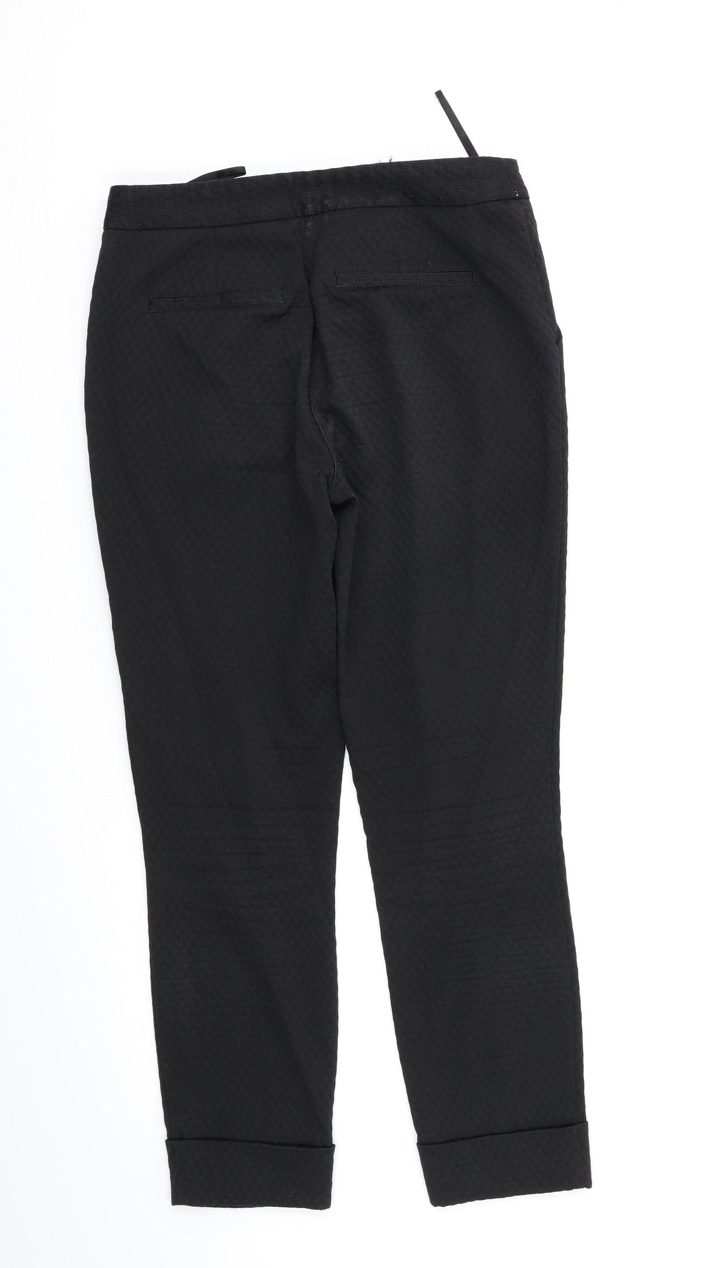 NEXT Womens Black   Dress Pants Trousers Size 8 L25 in