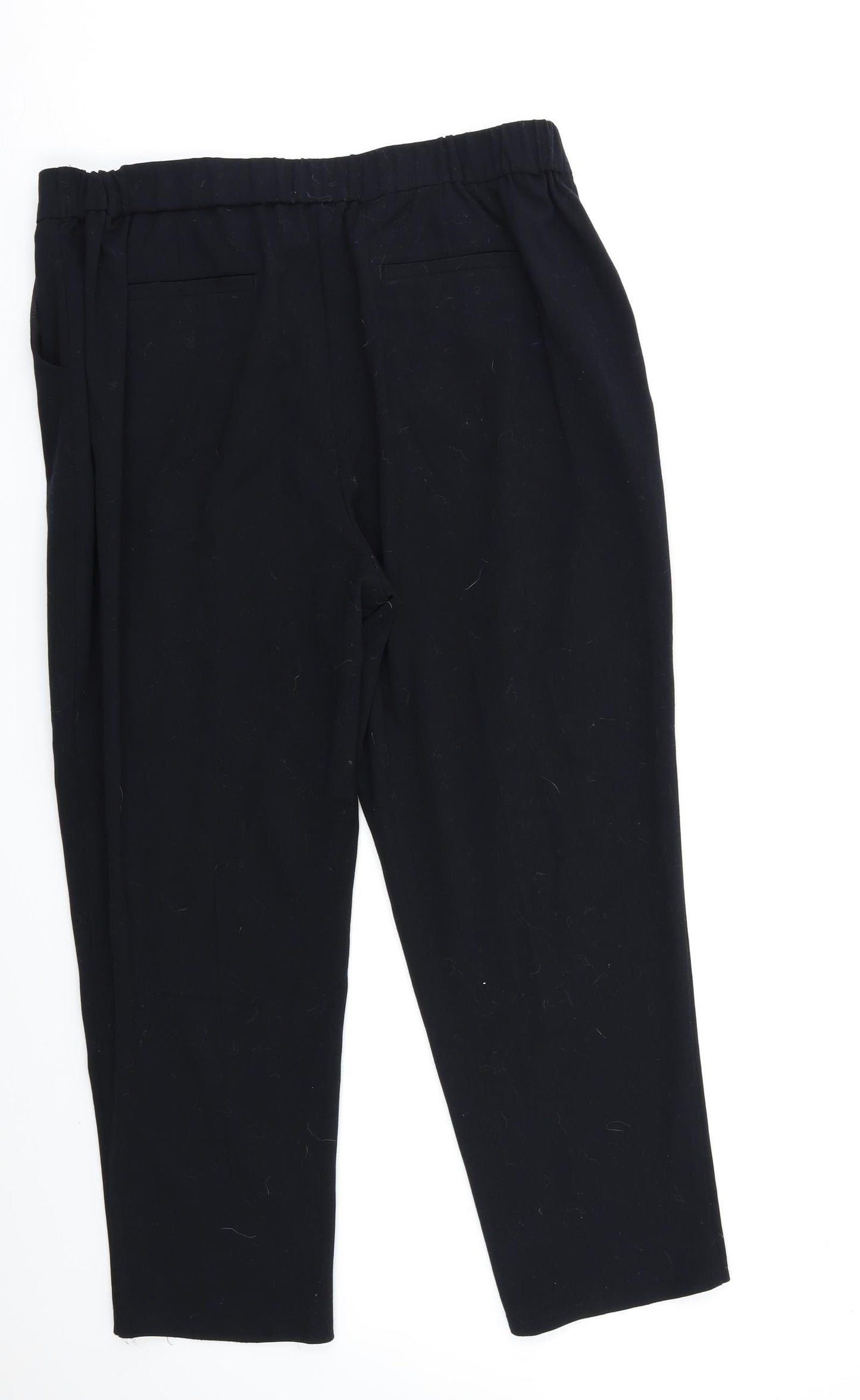 Preworn Womens Black   Trousers  Size L L27 in