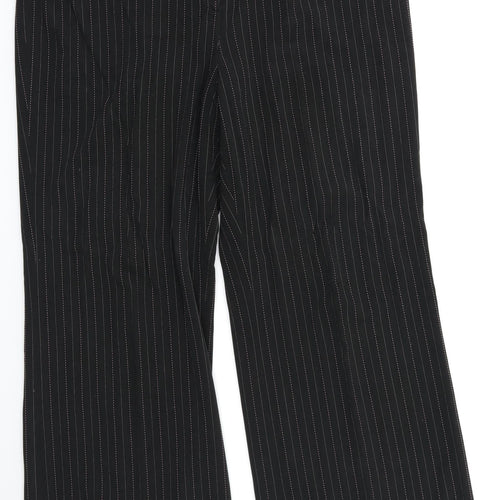 Zona Womens Black Striped  Dress Pants Trousers Size 20 L28 in