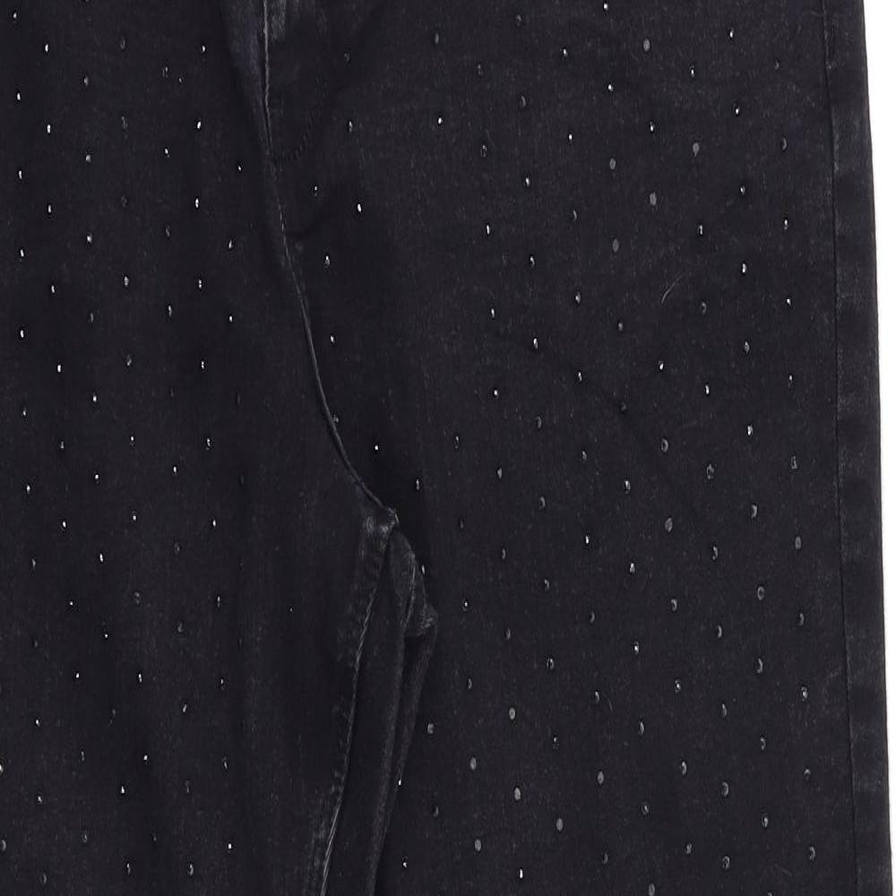 George Womens Black   Straight Jeans Size 18 L26 in