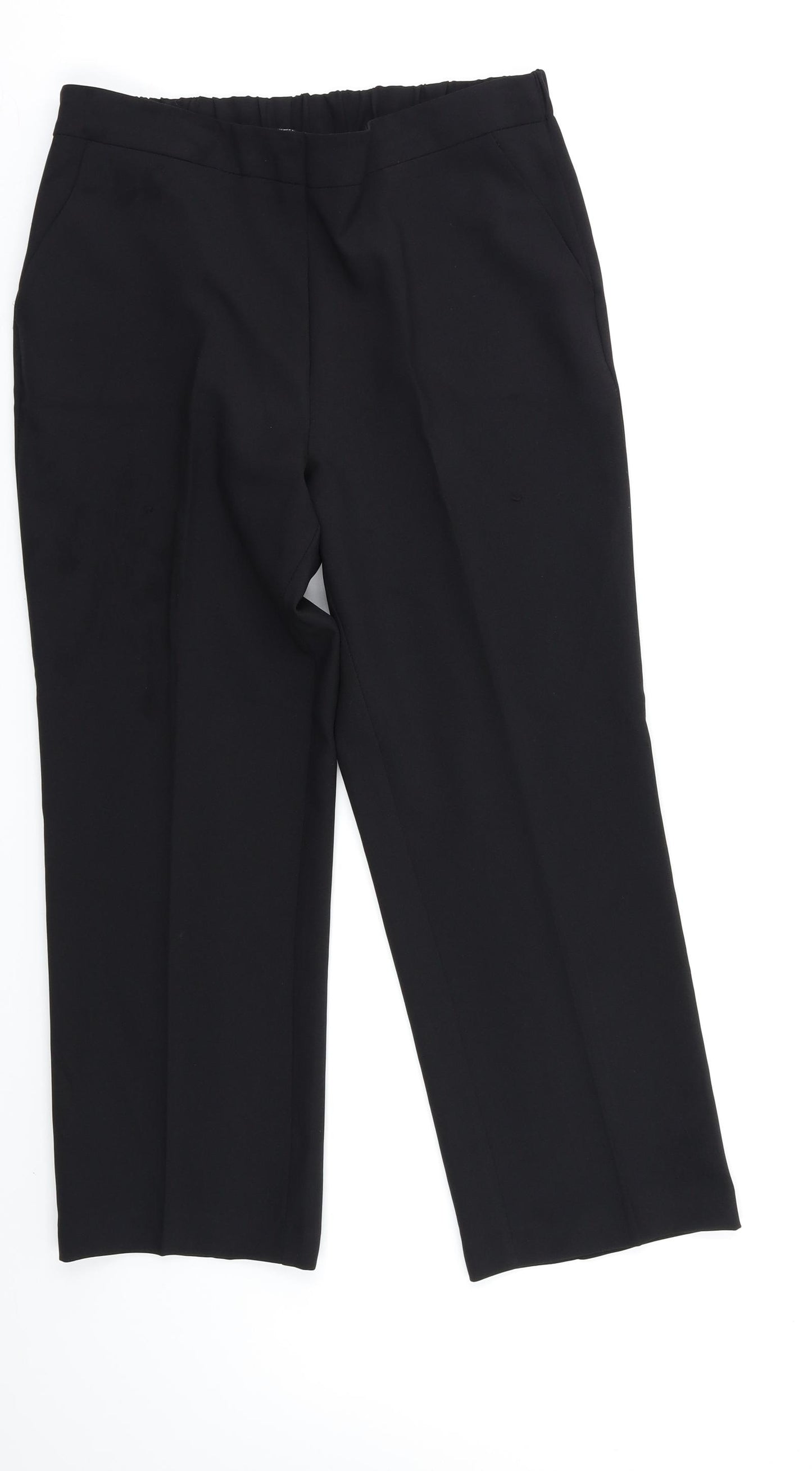 Bonmarché Womens Black   Dress Pants Trousers Size 12 L26 in