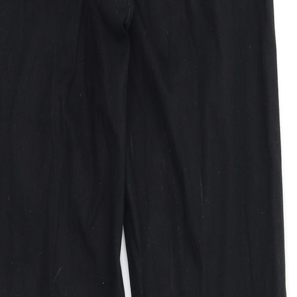 NEXT Womens Black   Straight Jeans Size 8 L27 in