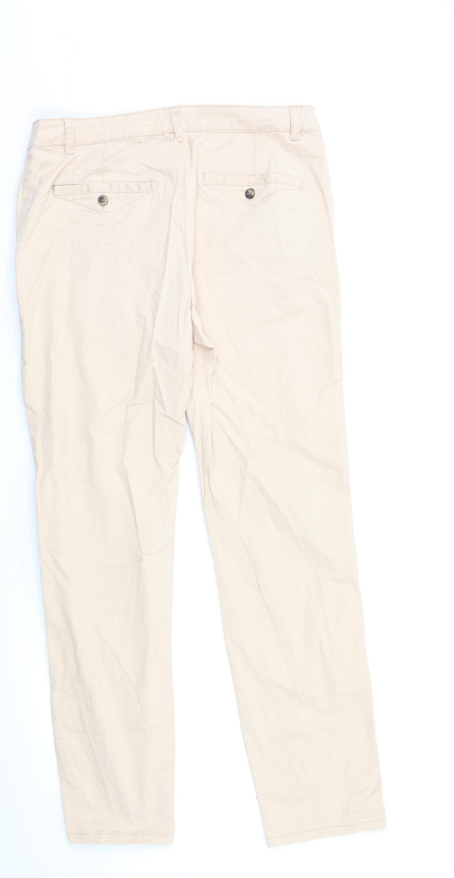 Very Womens Beige   Trousers  Size 10 L29 in