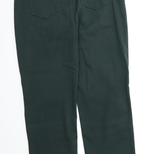 M&S Womens Green   Straight Jeans Size 16 L28 in