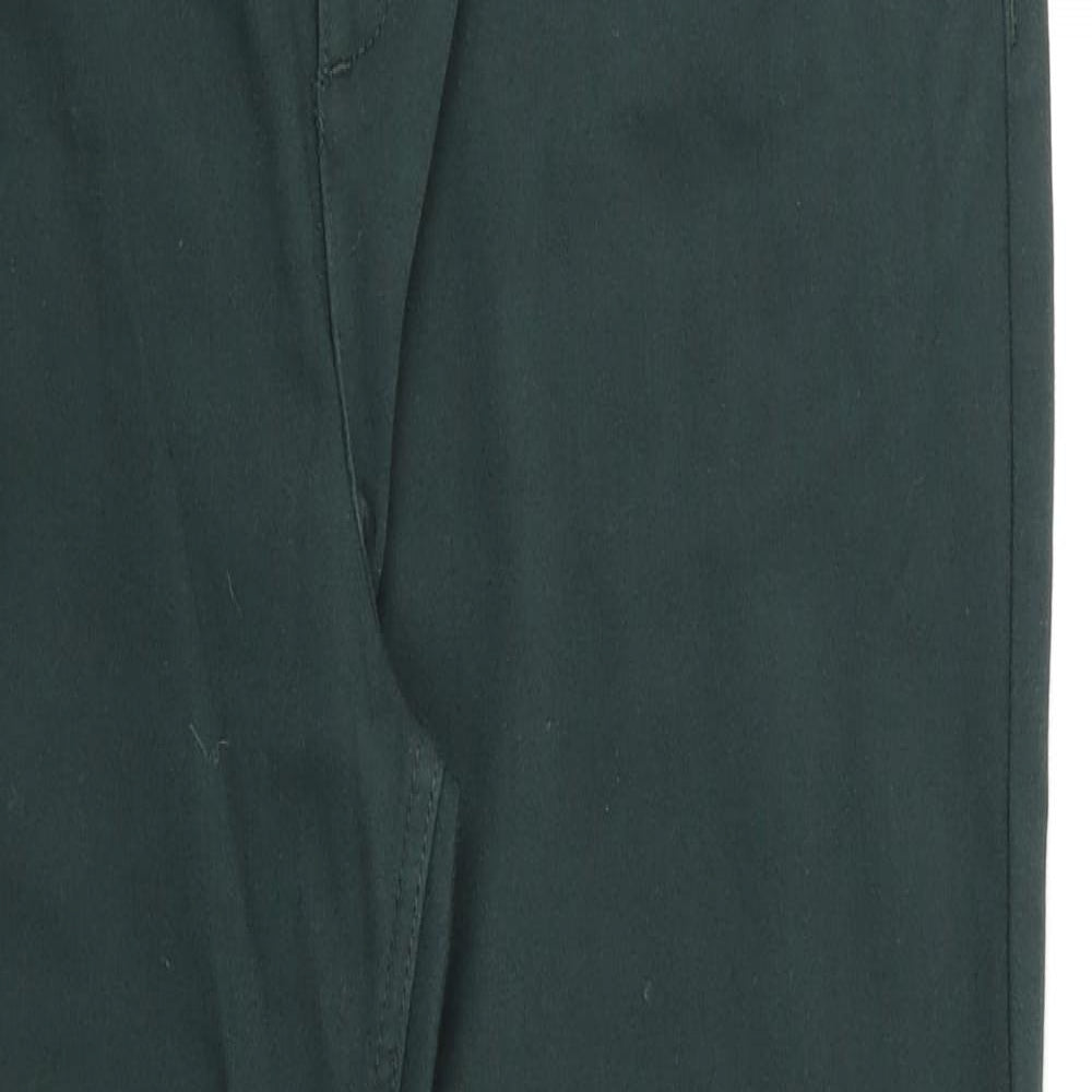 M&S Womens Green   Straight Jeans Size 16 L28 in