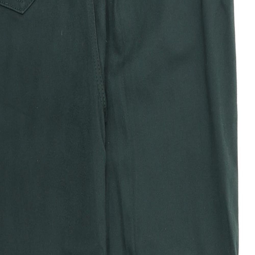 M&S Womens Green   Straight Jeans Size 16 L28 in